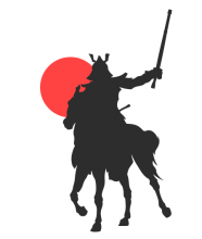 samurai on horse